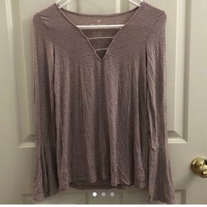 ❗️SOLD❗️american eagle striped long sleeve top